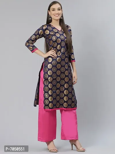 Trendy Banarasi Silk Woven Design Kurta And Churidar Materials