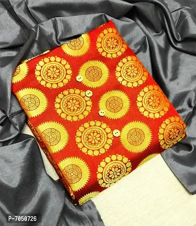 Trendy Banarasi Silk Woven Design Kurta And Churidar Materials