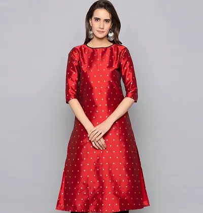 Trendy Banarasi Silk Woven Design Kurta Fabric