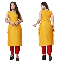 Stylish Soft Silk Kurta With Pant And Koti Set For Women-thumb1