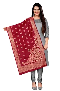 Stylish Fancy Jacquard Unstitched Dress Material Top With Bottom And Dupatta Set For Women-thumb3