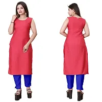 Stylish Soft Silk Kurta With Pant And Koti Set For Women-thumb1