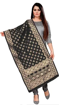 Elegant Banarasi Silk Jacquard Weave Dress Material with Dupatta For Women-thumb3