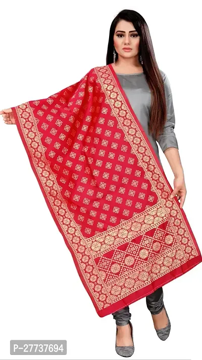 Elegant Banarasi Silk Jacquard Weave Dress Material with Dupatta For Women-thumb4