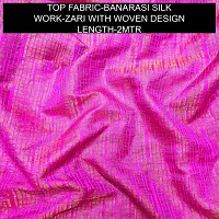 Elegant Banarasi Silk Jacquard Weave Dress Material with Dupatta For Women-thumb1