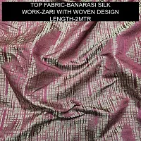 Elegant Banarasi Silk Jacquard Weave Dress Material with Dupatta For Women-thumb1