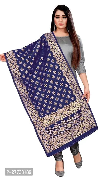 Elegant Banarasi Silk Jacquard Weave Dress Material with Dupatta For Women-thumb4