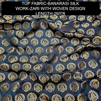 Elegant Banarasi Silk Jacquard Weave Dress Material with Dupatta For Women-thumb1