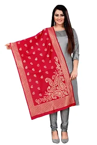 Elegant Banarasi Silk Jacquard Weave Dress Material with Dupatta For Women-thumb3