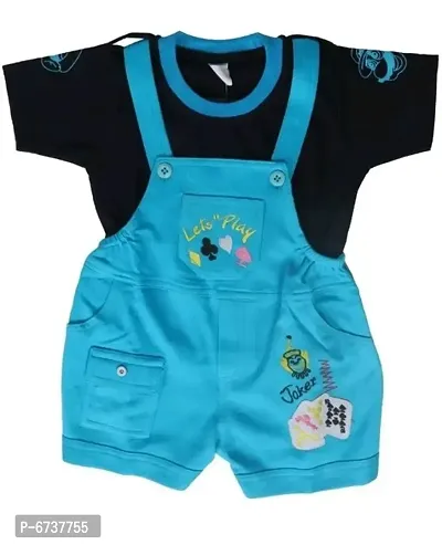 BLUE COLOUR KIDS UNISEX DUNGAREE AND JUMPSUITS-thumb0