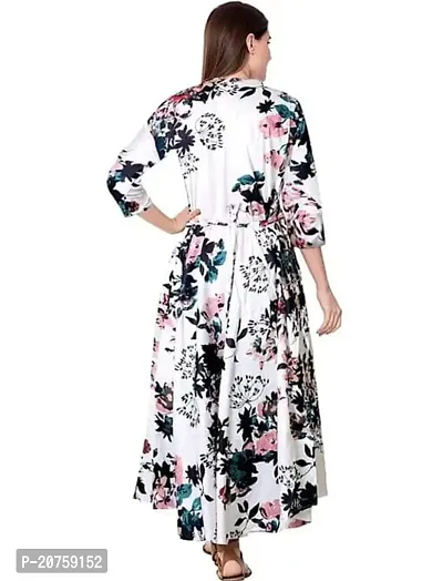 Women Stylish Rayon Slub Anarkali Kurta-thumb2