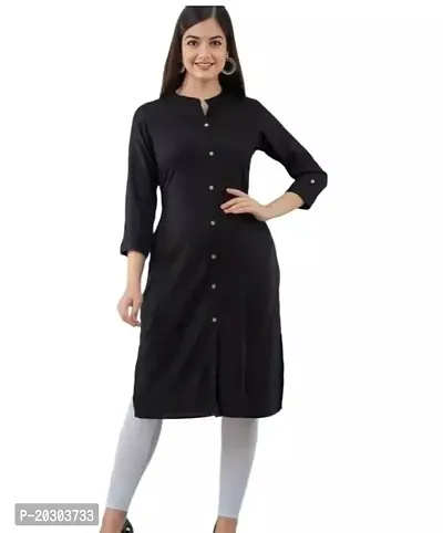 Fancy Cotton Straight Kurti For Women-thumb0