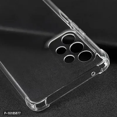 Mobcure Transparent Soft Silicone TPU Flexible Back Cover Compatible for Samsung Galaxy A53 5G - Clear-thumb3