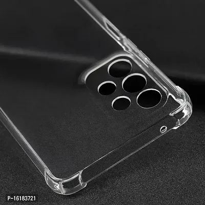 Mobcure Transparent Soft Silicone TPU Flexible Back Cover Compatible for Samsung Galaxy A73 5G - Clear-thumb3