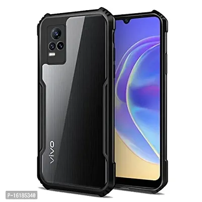 Mobcure Case Back Cover Shockproof Bumper Crystal Clear Camera Protection | Acrylic Transparent Eagle Cover for Vivo Y73-thumb0