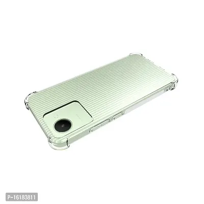 Mobcure Transparent Soft Silicone TPU Flexible Back Cover Compatible for Realme C30 - Clear-thumb5
