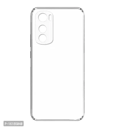 Mobcure Transparent Soft Silicone TPU Flexible Back Cover Compatible for Motorola Moto G31 - Clear-thumb5