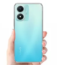 Mobcure Transparent Soft Silicone TPU Flexible Back Cover Compatible for Vivo Y02s - Clear-thumb3