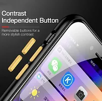 Mobcure Hard Matte Finish Smoke Case I Camera Protection I with Soft Side Frame Protective Back Case Cover for Vivo Y20 Black-thumb3