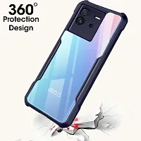 Mobcure Case Back Cover Shockproof Bumper Crystal Clear Camera Protection | Acrylic Transparent Eagle Cover for IQOO Neo 6 5G-thumb1