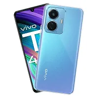 Mobcure Transparent Soft Silicone TPU Flexible Back Cover Compatible for IQOO Z6 Lite 5G - Clear-thumb2