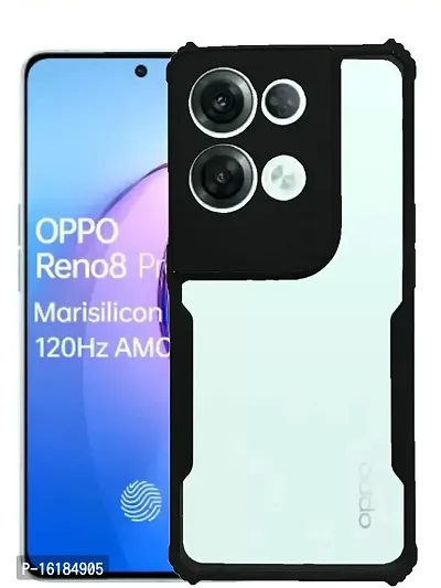 Mobcure Case Back Cover Shockproof Bumper Crystal Clear Camera Protection | Acrylic Transparent Eagle Cover for Oppo Reno 8 Pro 5G