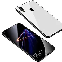 Mobcure Shockproof Mirror Glass Back Mobile Phone Case Covers for Xiaomi Redmi Y2 - White-thumb1