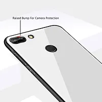 Mobcure Case Anti-Scratch Tempered Glass Back Cover TPU Frame Hybrid Shell Slim Case Anti-Drop for Xiaomi Redmi 6A - White-thumb2