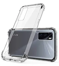 Nkarta Transparent Soft Silicone TPU Flexible Back Cover Compatible for Vivo V20 SE - Clear-thumb4