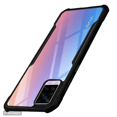 Mobcure Case Back Cover Shockproof Bumper Crystal Clear Camera Protection | Acrylic Transparent Eagle Cover for Vivo V20 Pro