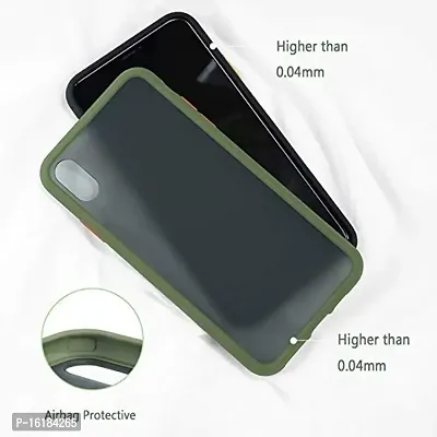 Mobcure Hard Matte Finish Smoke Case I Camera Protection I with Soft Side Frame Protective Back Case Cover for Vivo Y20 Light Green-thumb2