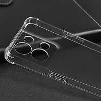 Mobcure Transparent Soft Silicone TPU Flexible Back Cover Compatible for Oppo Reno 8 Pro 5G - Clear-thumb4