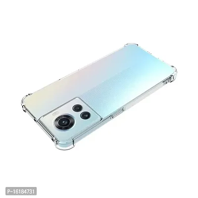 Mobcure Transparent Soft Silicone TPU Flexible Back Cover Compatible for Oneplus 10R - Clear-thumb3