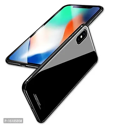 Mobcure Toughened Glass Back for - Redmi 9A I Plain Case Cover - Black-thumb2