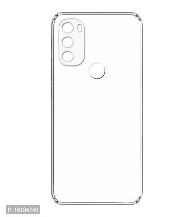 Mobcure Transparent Soft Silicone TPU Flexible Back Cover Compatible for Motorola Moto G40 Fusion - Clear-thumb5