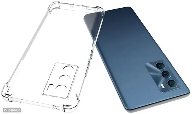 Mobcure Transparent Soft Silicone TPU Flexible Back Cover Compatible for IQOO 9 SE 5G - Clear-thumb2