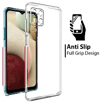 Mobcure Transparent Soft Silicone TPU Flexible Back Cover Compatible for Samsung Galaxy F62 - Clear-thumb2