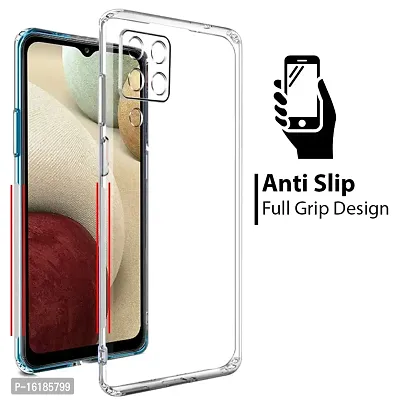 Mobcure Transparent Soft Silicone TPU Flexible Back Cover Compatible for Samsung Galaxy F62 - Clear-thumb3