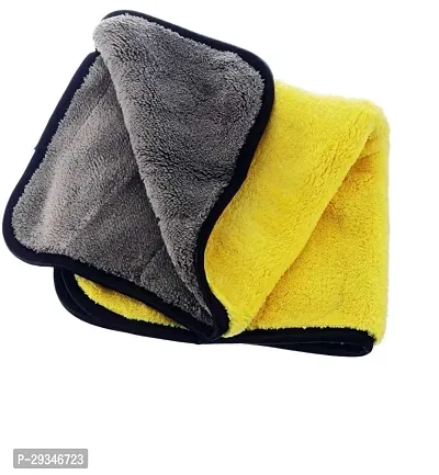 Kleen Swis Cleaning Microfiber Cloth Double Side Wet and Dry for Your Car, Bike Wet and Dry.-thumb0