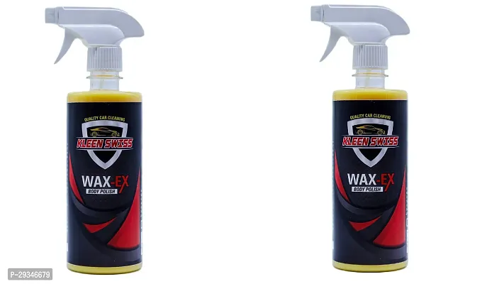 Kleen Swis Wax-Ex Body Polish To Polish Car and Bike Pack Of 2