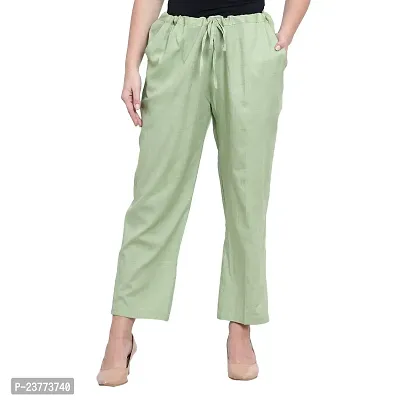 Buy NKSA FASHION Women Girls Regular Relax Fit Pant for Outdoor and  Indoor,Home Wear,Casual Wear Fabric Type Rayon Pattern Type Solid Soft in  Colour Green (NKSA-PANT-01GN-XXL) Online In India At Discounted Prices