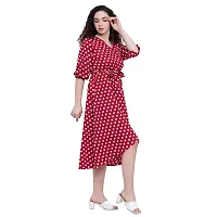 NKSA fASHION Women  Girls Gown Type Kurti for Outdore  Indore, Home Wear, Casual Wear, Raglour Fit, Crepe Fabric in Colour_(NKSA_022DRS_MRN)-thumb2