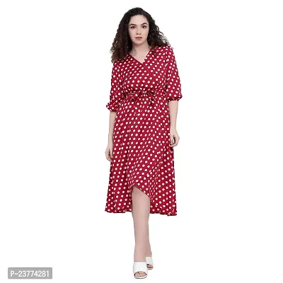NKSA fASHION Women  Girls Gown Type Kurti for Outdore  Indore, Home Wear, Casual Wear, Raglour Fit, Crepe Fabric in Colour_(NKSA_022DRS_MRN)-thumb0