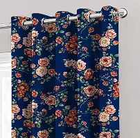 Stylish Polycotton Printed Door Curtain, Pack of 1-thumb1