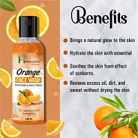 Orange With Vitamin E And Bearberry Tan Removal For Oily Skin Face Wash Pack Of 1-thumb3