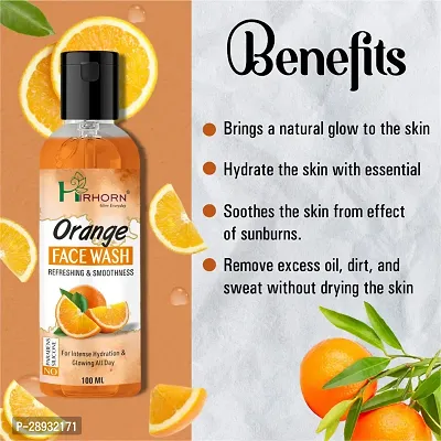 Orange With Vitamin E And Bearberry Tan Removal For Oily Skin Face Wash Pack Of 1-thumb4