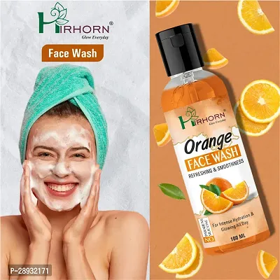 Orange With Vitamin E And Bearberry Tan Removal For Oily Skin Face Wash Pack Of 1-thumb2