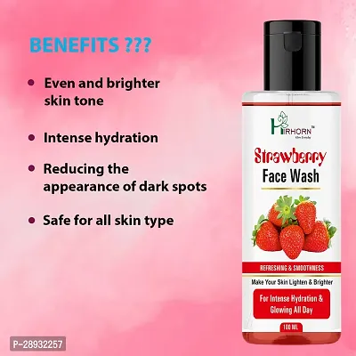 Hydrating Strawberry Face Wash For Pimples Dry And Oily Skin-Tube Pack Of 1-thumb3