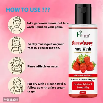 Hydrating Strawberry Face Wash For Pimples Dry And Oily Skin-Tube Pack Of 1-thumb2