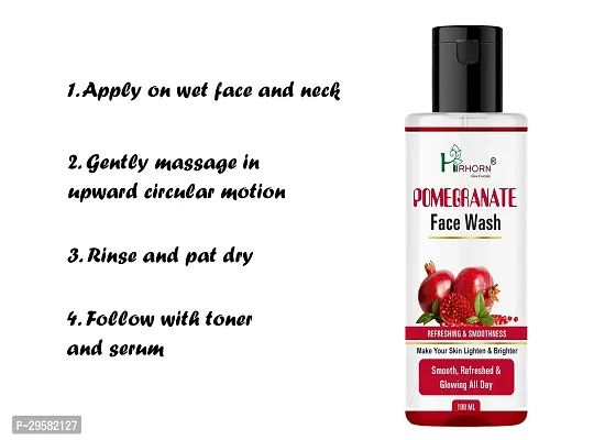 Nature Refreshing with Organic Pomegranate Face Wash100ML-thumb3